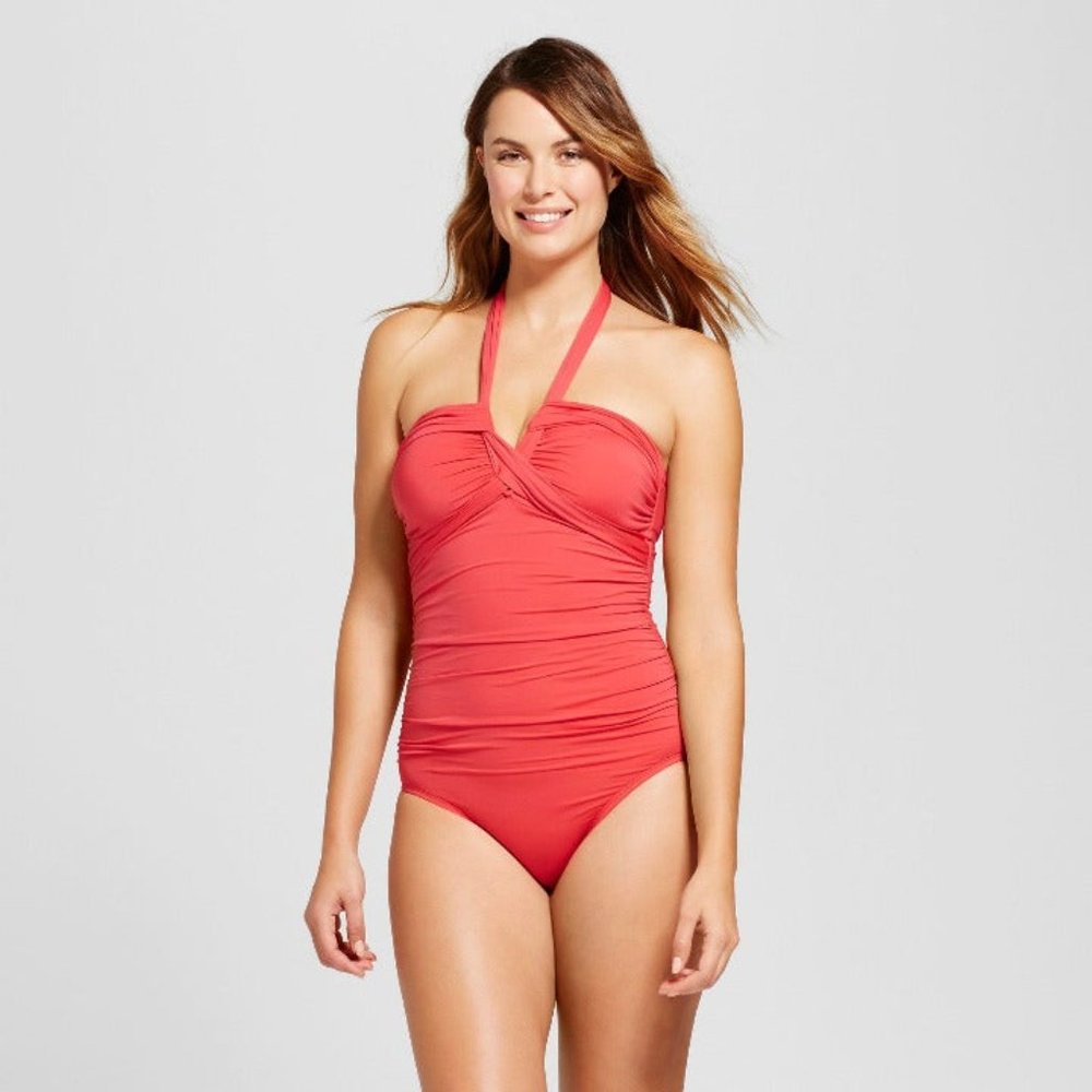 Coral Onepiece Swimsuit